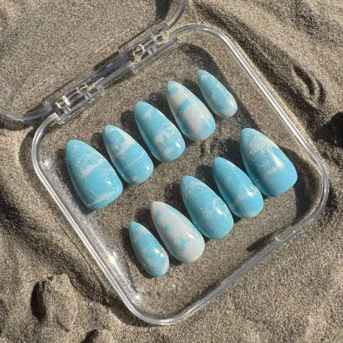 press on nails ocean
